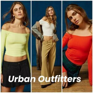 BDG Alex Off-The-Shoulder Top Urban Outfitters NWT/NWOT